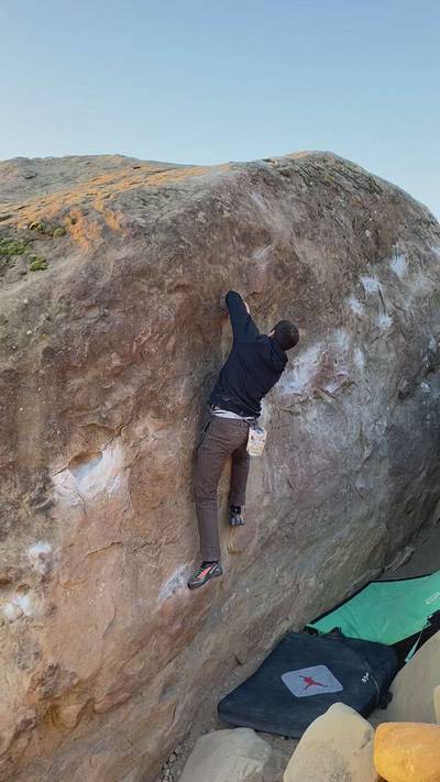Spiral Direct III v1, Stoney Point - Beta Video from Bouldering_in_socks