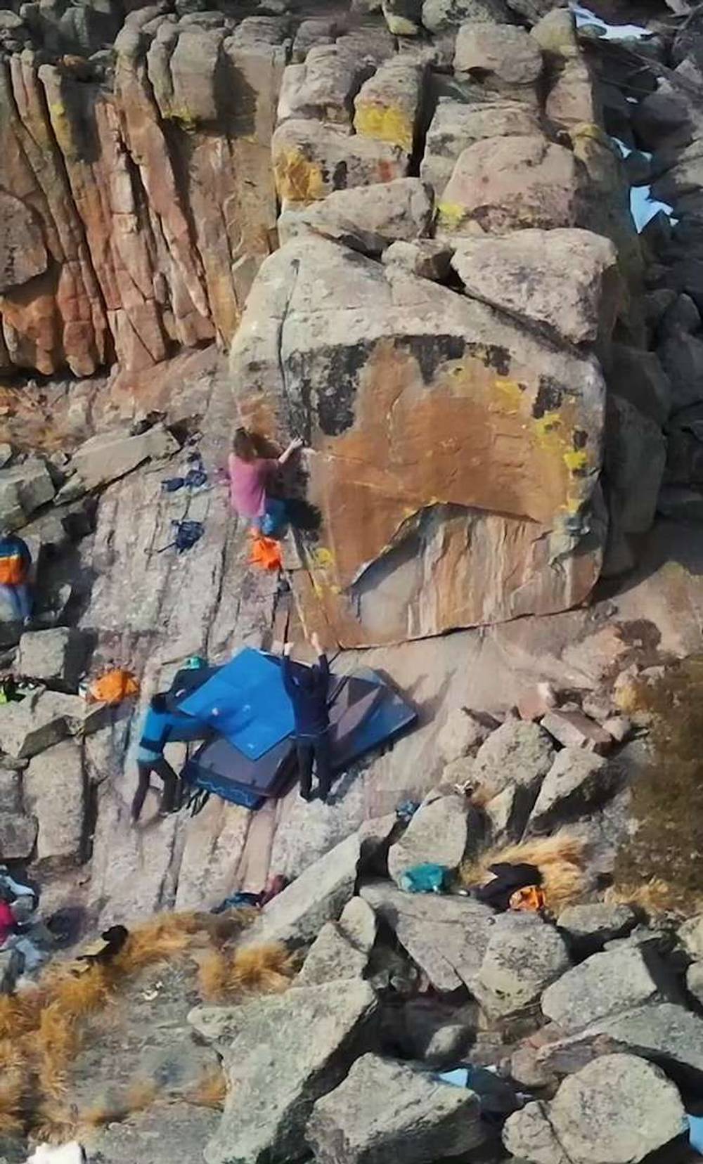 Glass Arete v7, Red Feather Lakes - Beta Video from Poudre_Guide