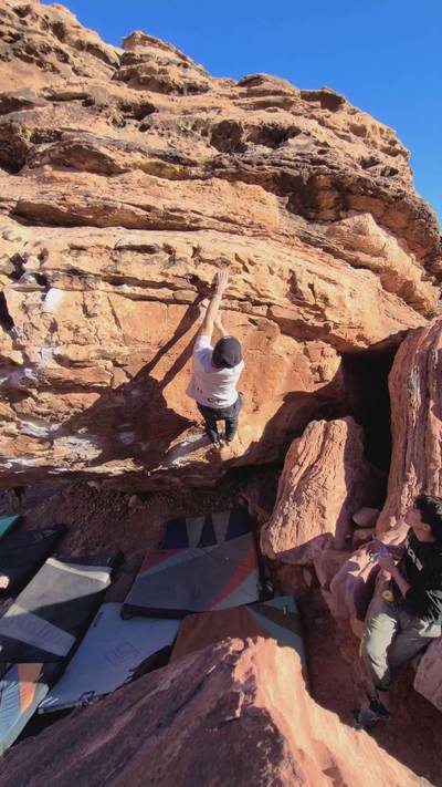 Monkey Bar Direct Right Start v9, Red Rock - Beta Video from dliangsta