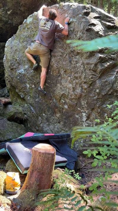 Ankle Biter v1, Comox Lake - Beta Video from scrubbingrocks