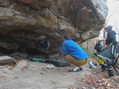 Johnny Chimpo v5, New River Gorge - Beta Video from kentalones