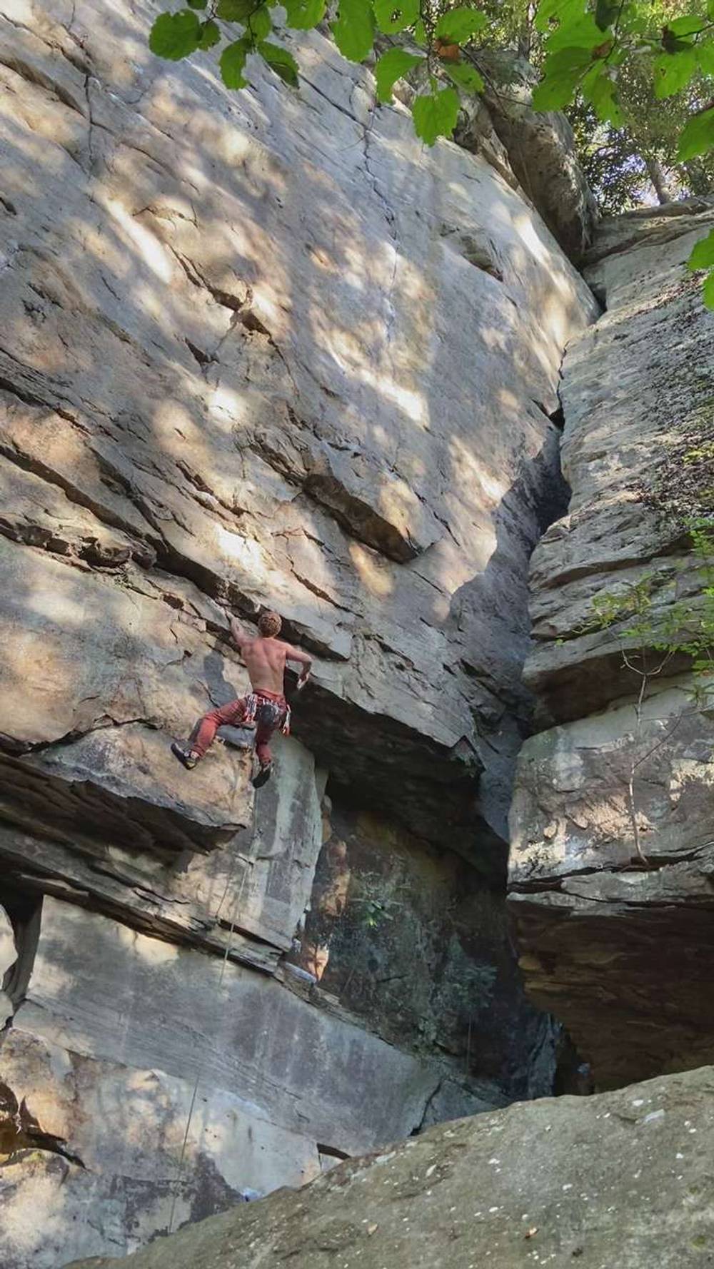 Disturbance 5.11d, New River Gorge - Beta Video from tjones9419