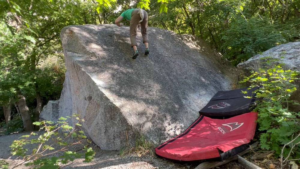 Brake Slab 1 vB, Little Cottonwood Canyon - Beta Video from rubbersharkman