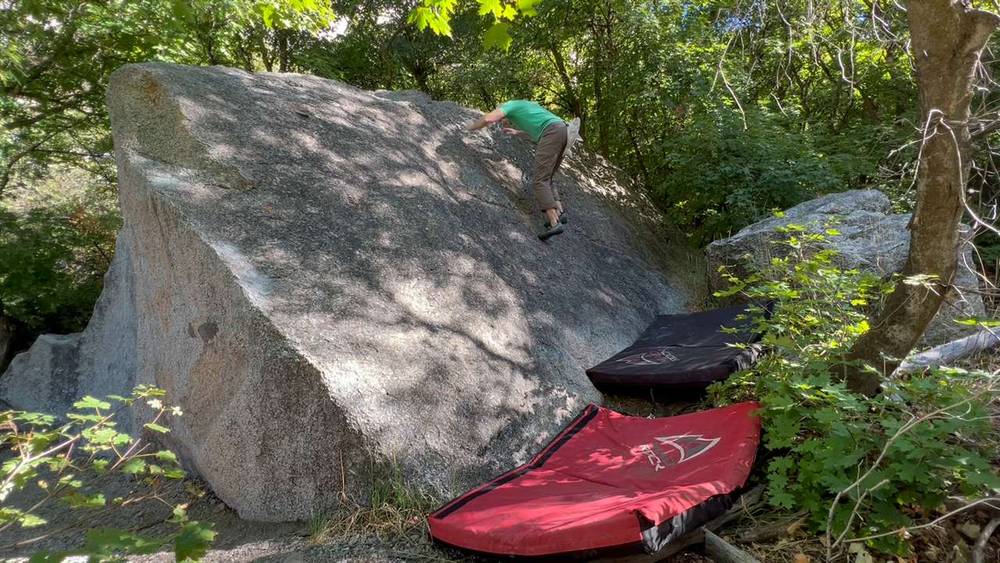 Brake Slab 2 vB, Little Cottonwood Canyon - Beta Video from rubbersharkman