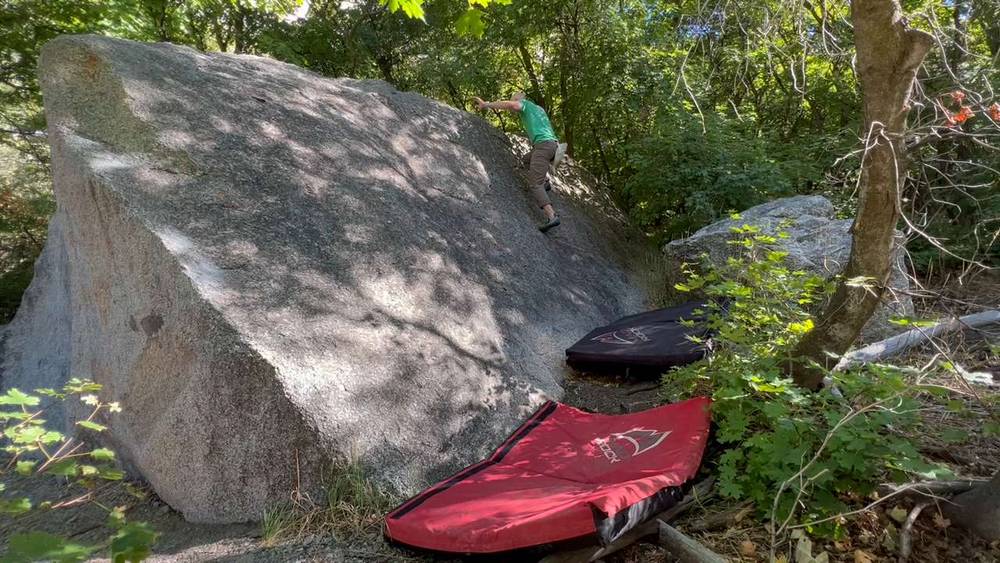 Brake Slab 3 vB, Little Cottonwood Canyon - Beta Video from rubbersharkman