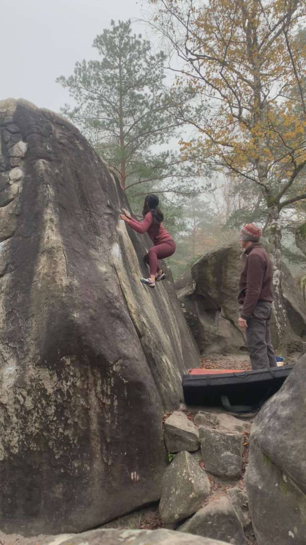 Ligne Sécante v0, Fontainebleau - Beta Video from chrlauren