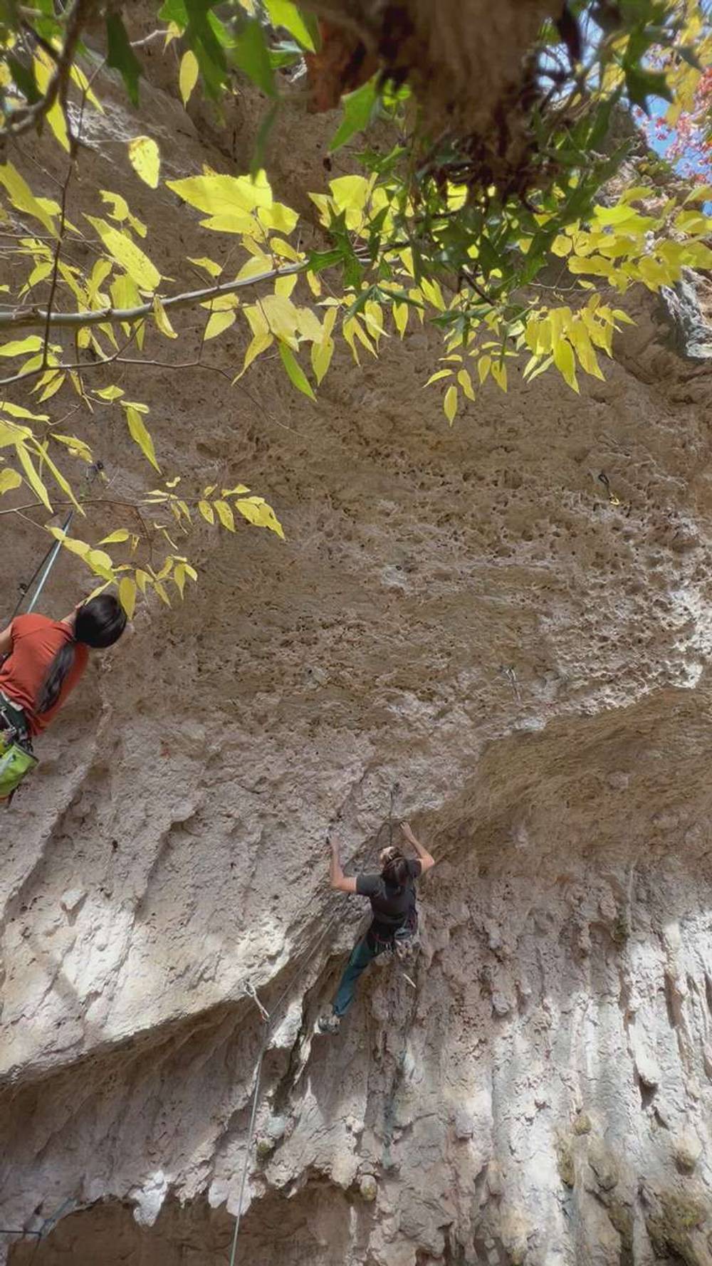 Lucky Strikes 5.13b, Reimer's Ranch - Beta Video from crimpingcaroline