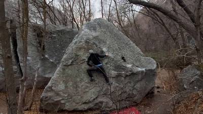 Green Face Sit v4, Little Cottonwood Canyon - Beta Video from rubbersharkman