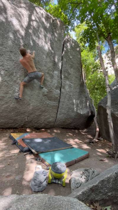 Mr. Smiley v6, Little Cottonwood Canyon - Beta Video from travieggg