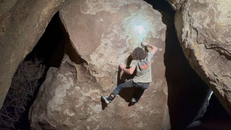 War By Other Means v5, Joshua Tree - Beta Video from FrogClimbz