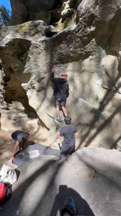 Waimea Wall v1, Castle Rock State Park - Beta Video from Cvan8
