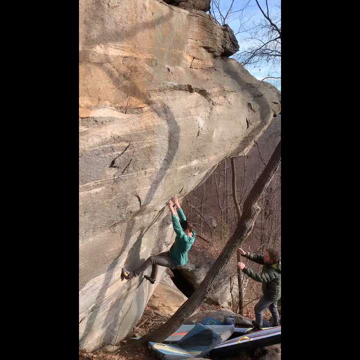 Rocks Rumbling Angel in the Air v11 - East Side, Rumbling Bald Bouldering - Watch Beta ...